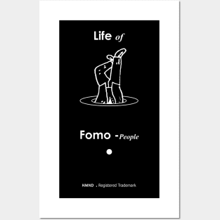 FOMO People Posters and Art
